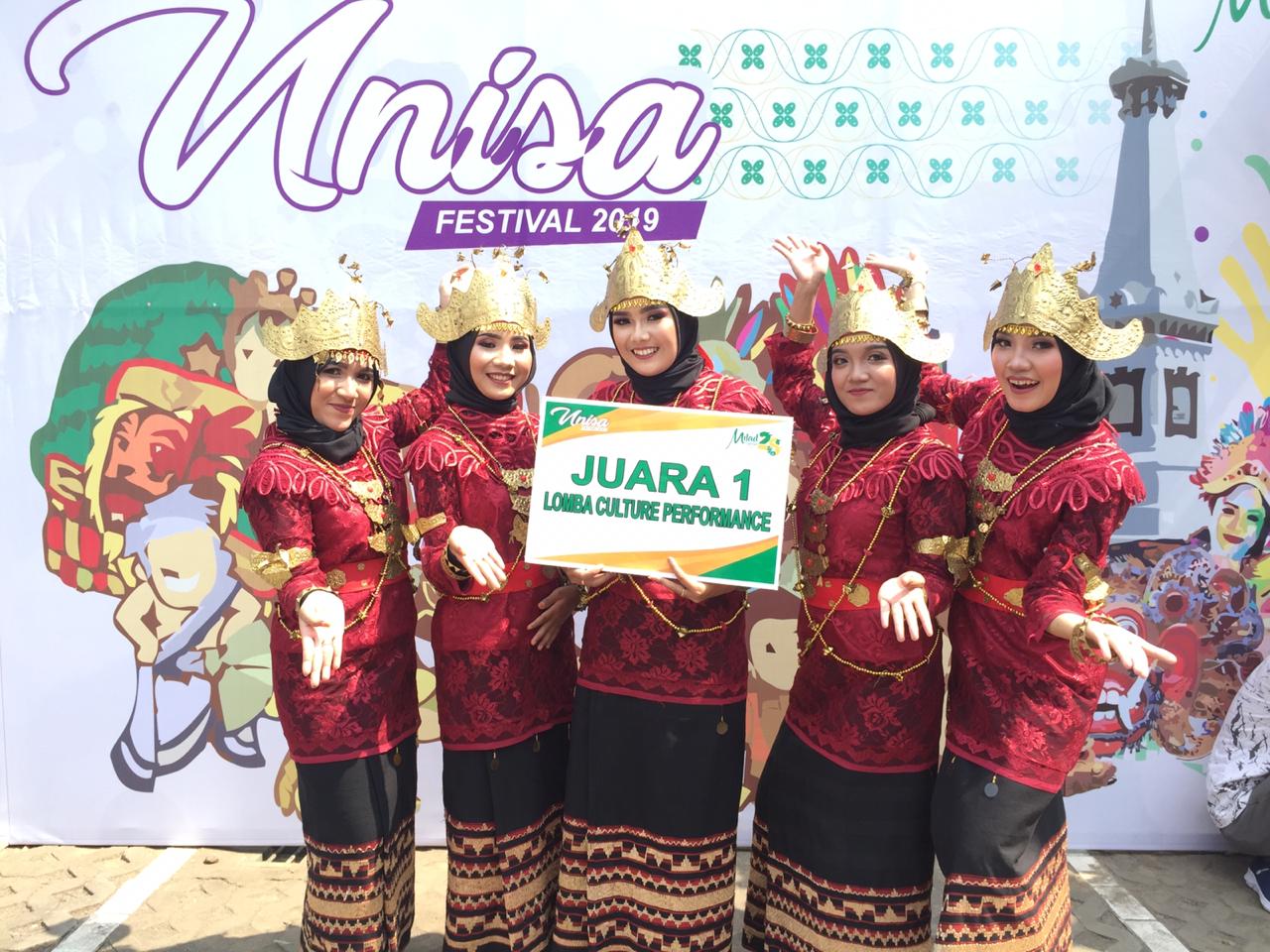 Prodi Manajemen Raih Juara 1 Lomba Culture Performance di UNISA FEST 2019